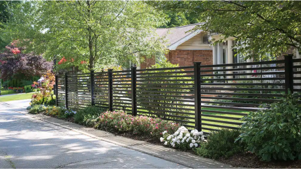 Steel fense modern design