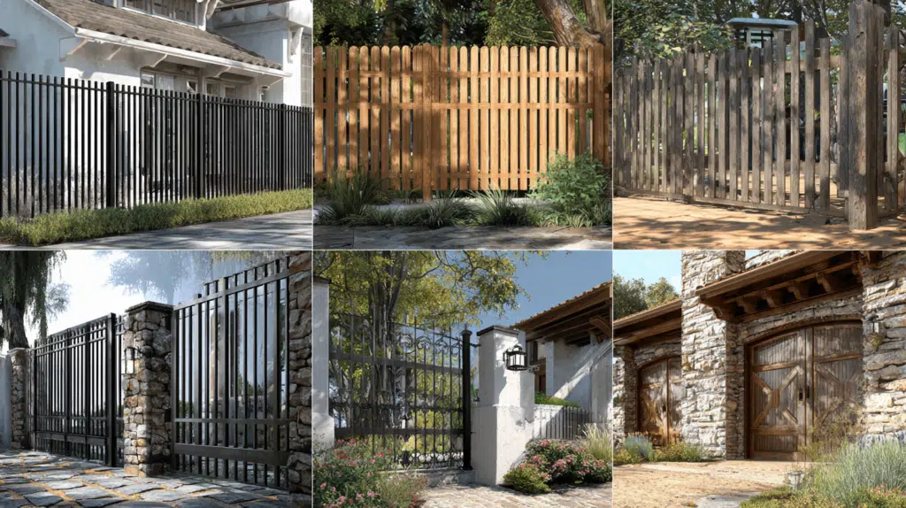 Front Entry Fence Ideas by Home Style