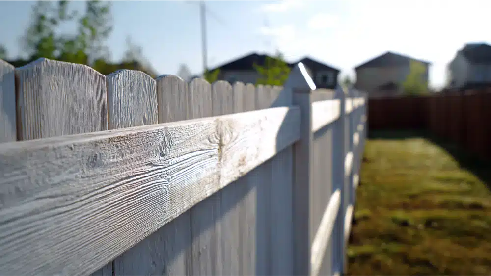 strong wood fence image