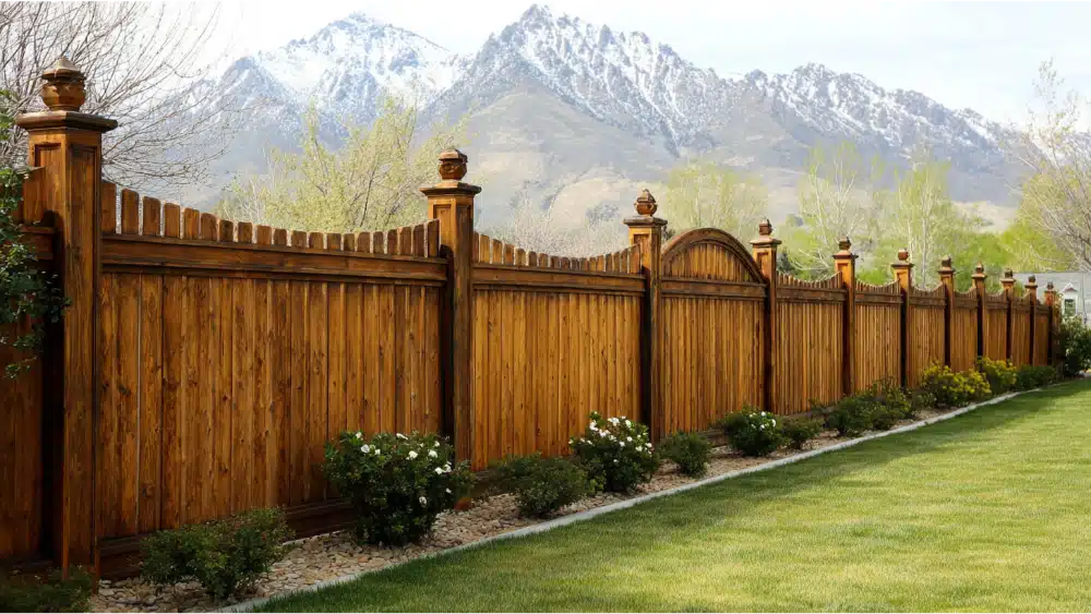 Best wood fence for house in mountian