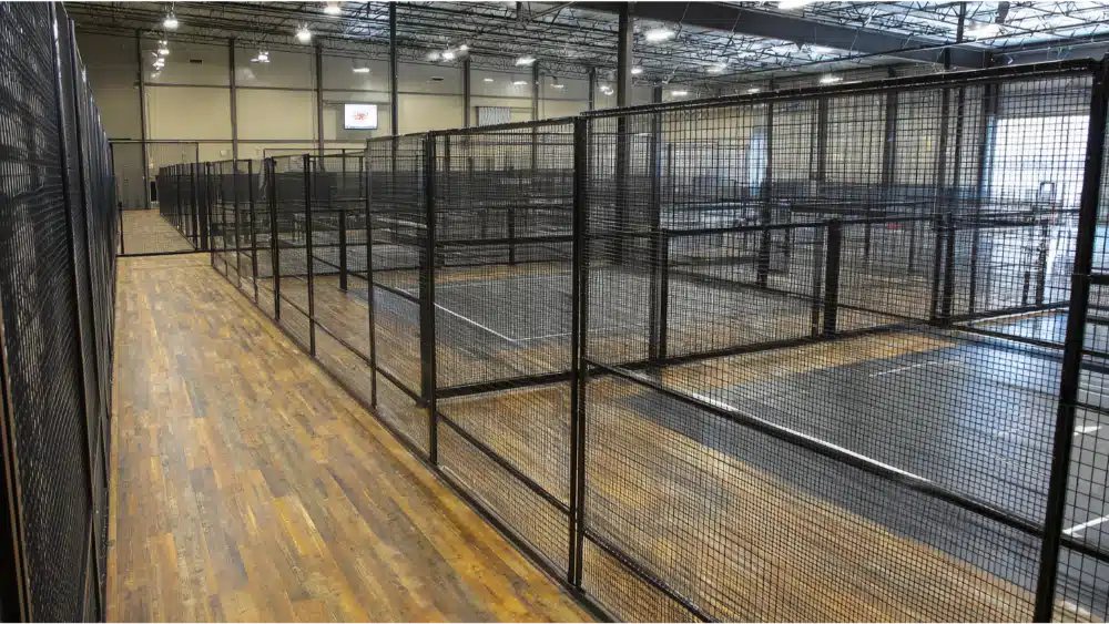pickleball steel fencing