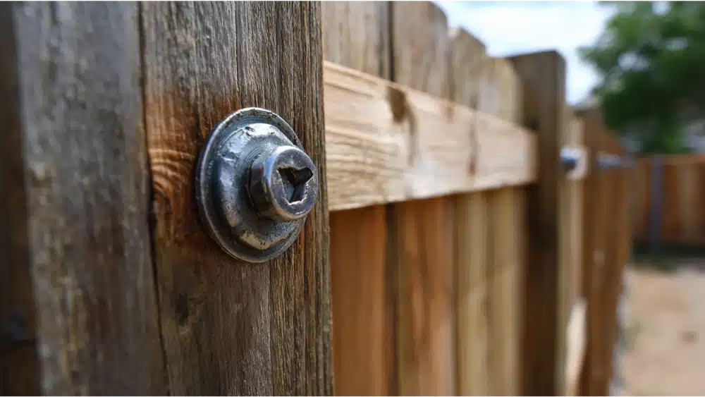 best fasteners for wood fence installation real images