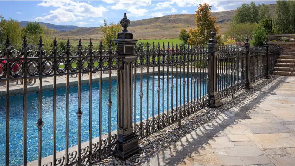 best fence around pool design