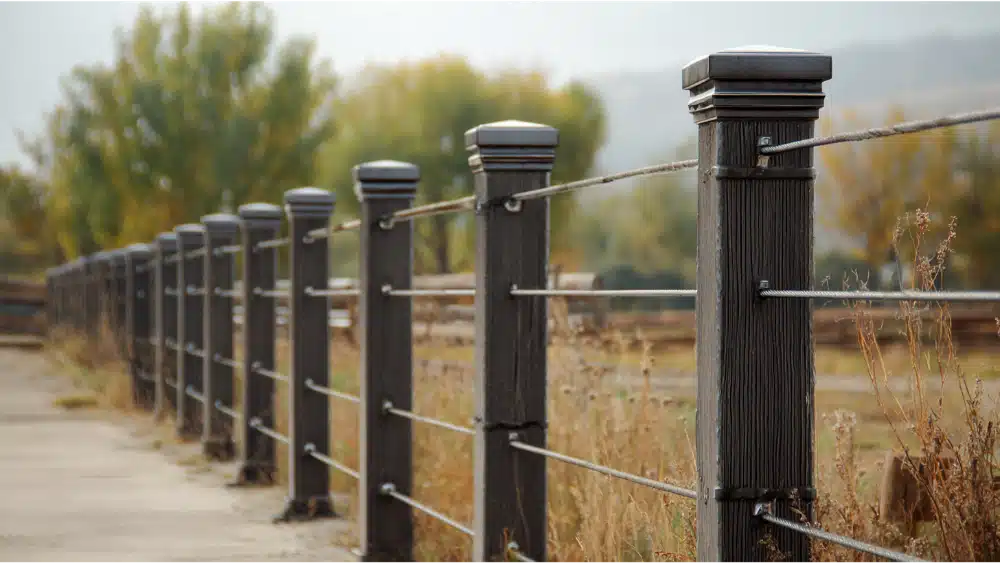 bolt up fence hidden steel design