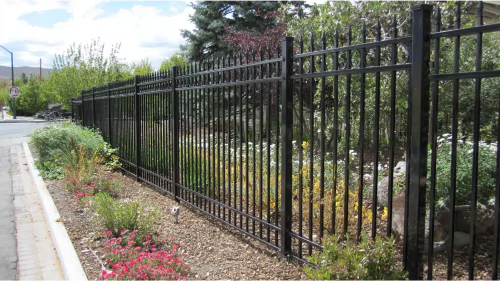 durabond steel fence design for house