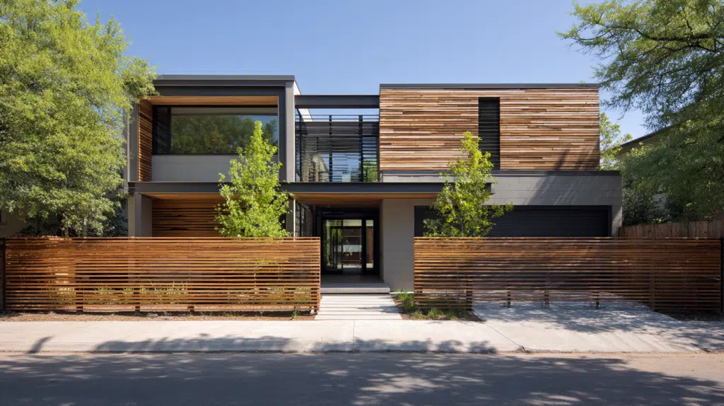 louvered fencing design