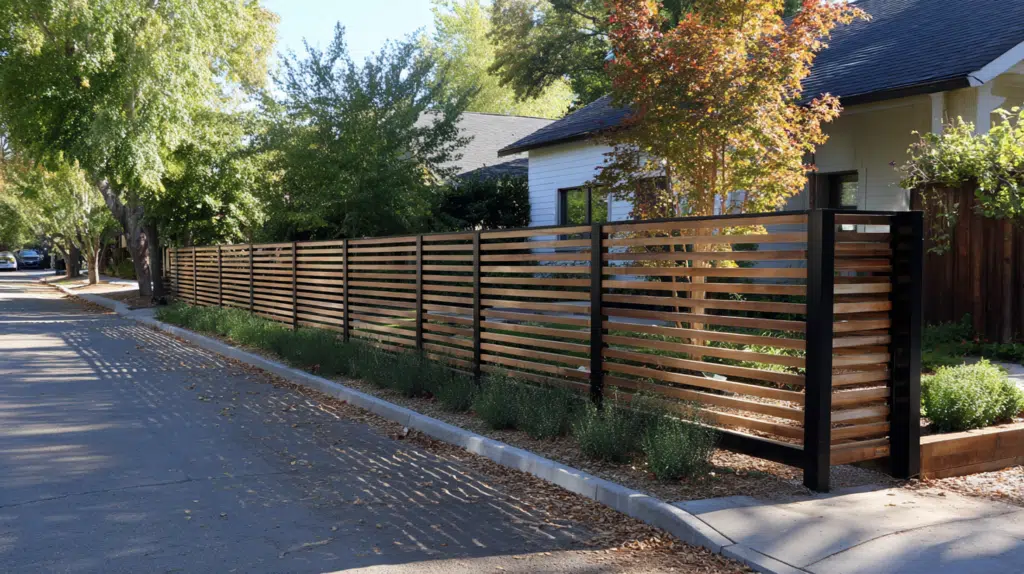 louvered fencing design for house in america