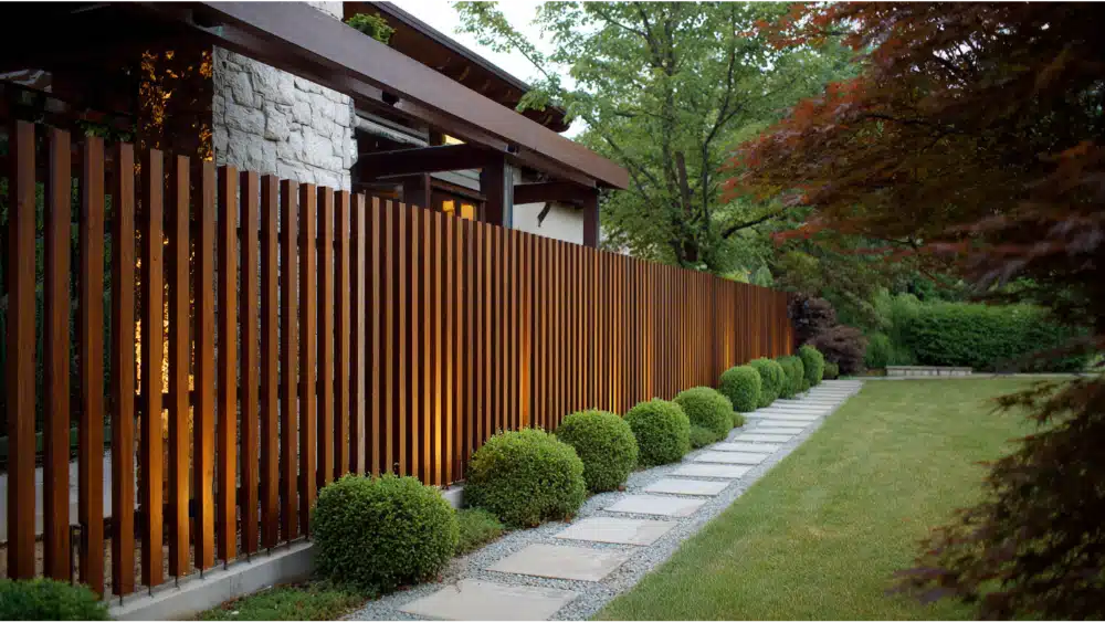 wood fence image design