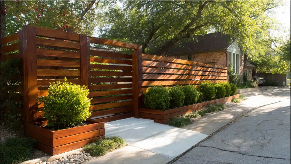 wood fence