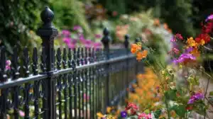 What Is The Wrought Iron Fence Powder Coating Process?