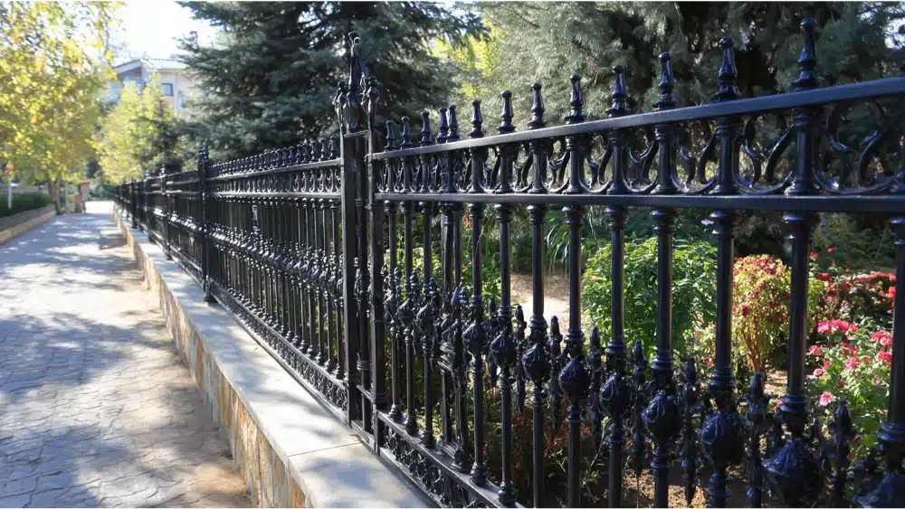 best steel fence