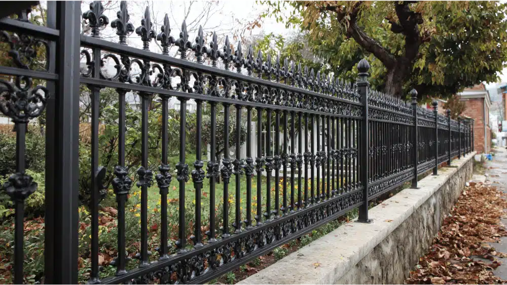 best steel fence design