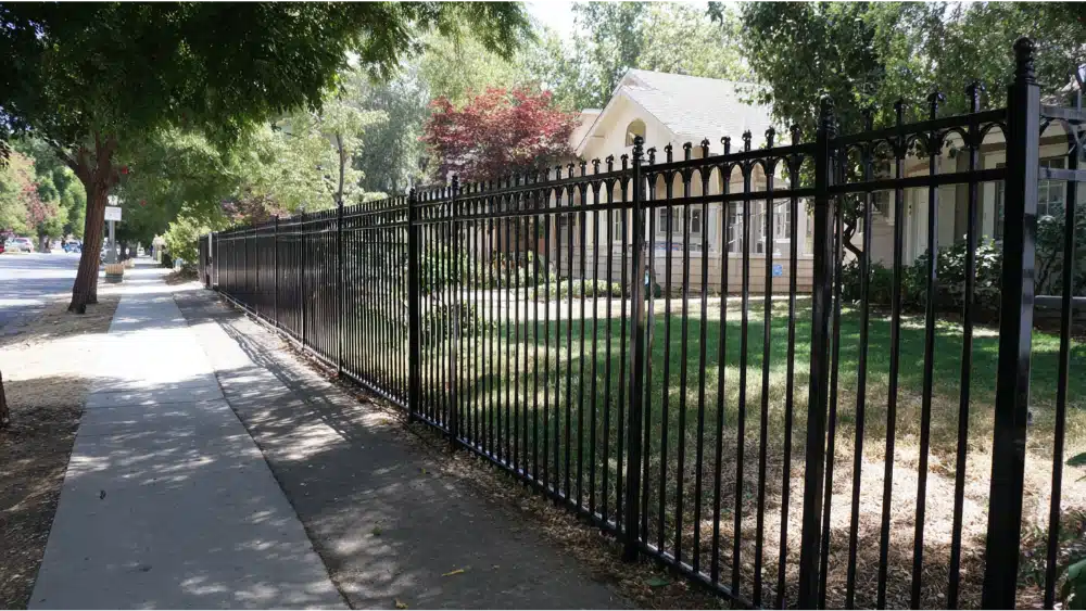 best steel fence