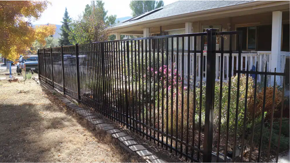 steel fence image