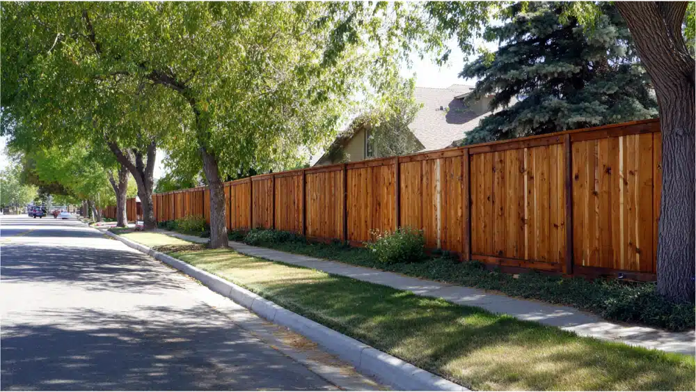 modern stle fence