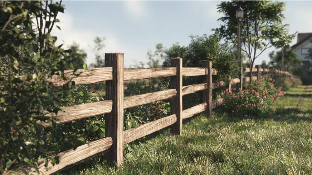 simple fence for home