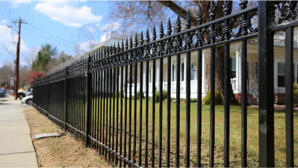 steel fence modern design