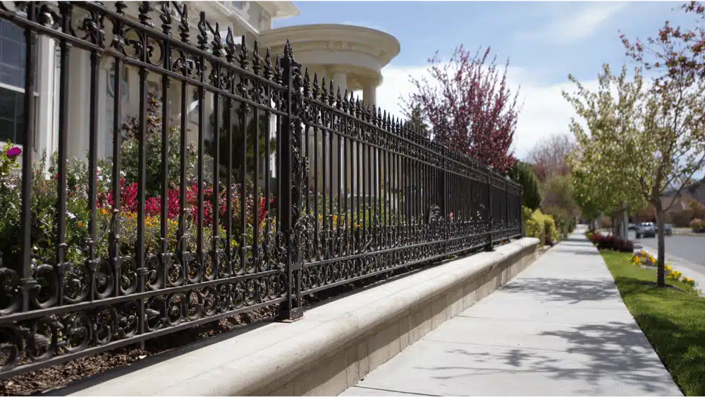 steel fence design