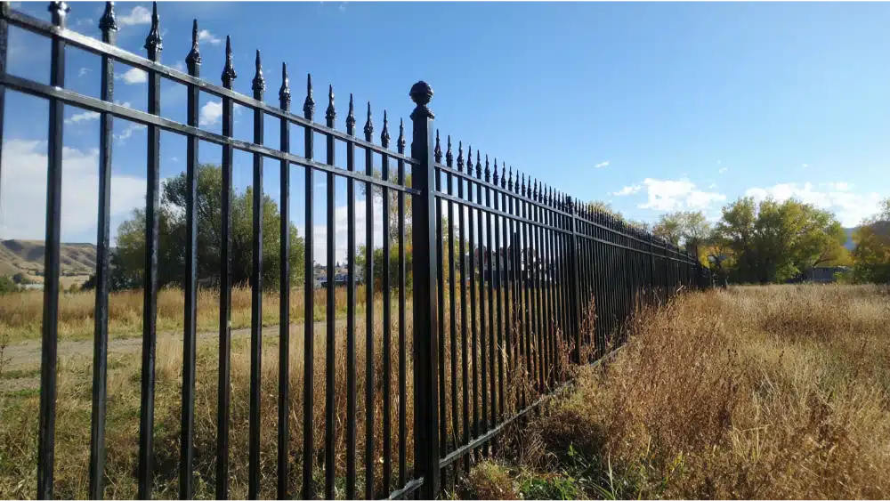 strong best design steel fence