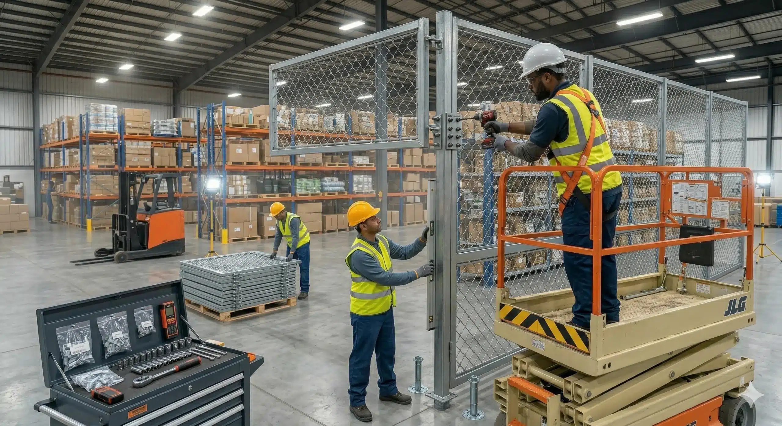 Security Cage Installation | Warehouse & Business Security Cages ...