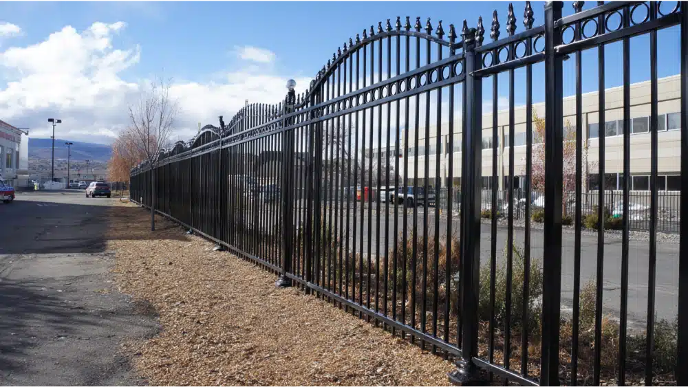 welded steel fence
