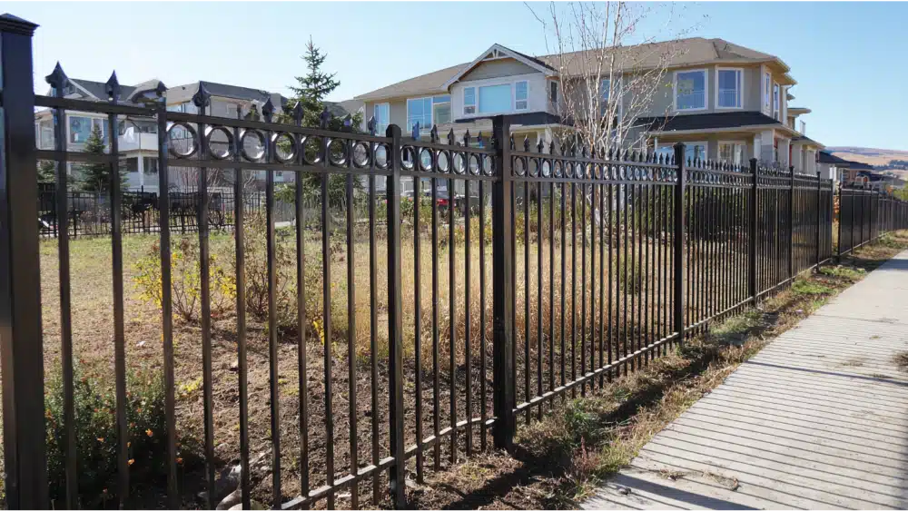 steel fence for home