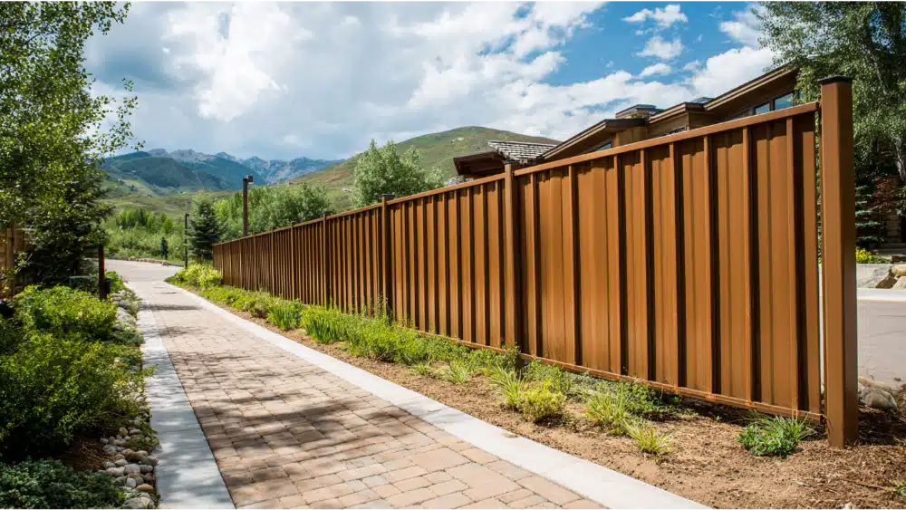 modern durabound fence