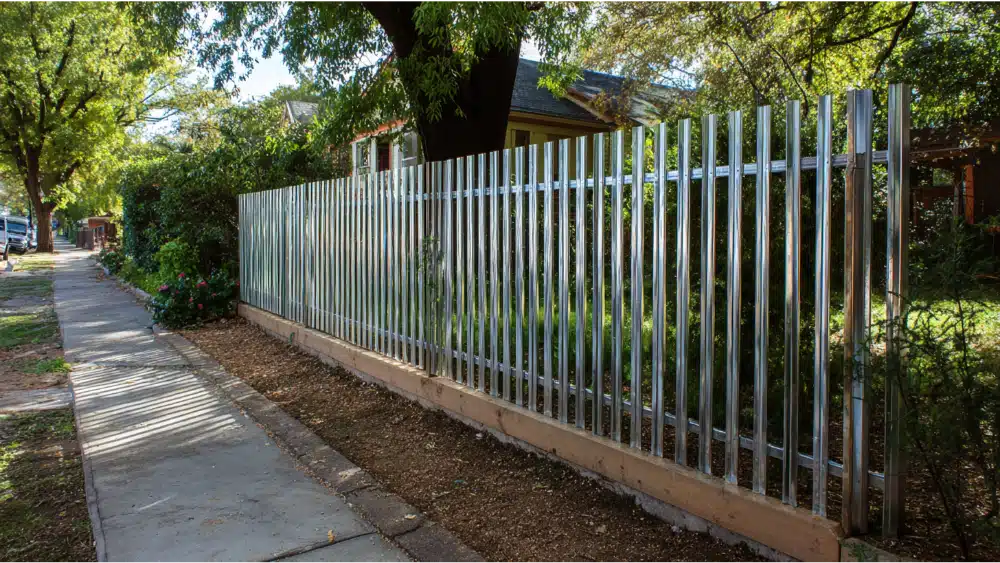 good looking Galvanized fence