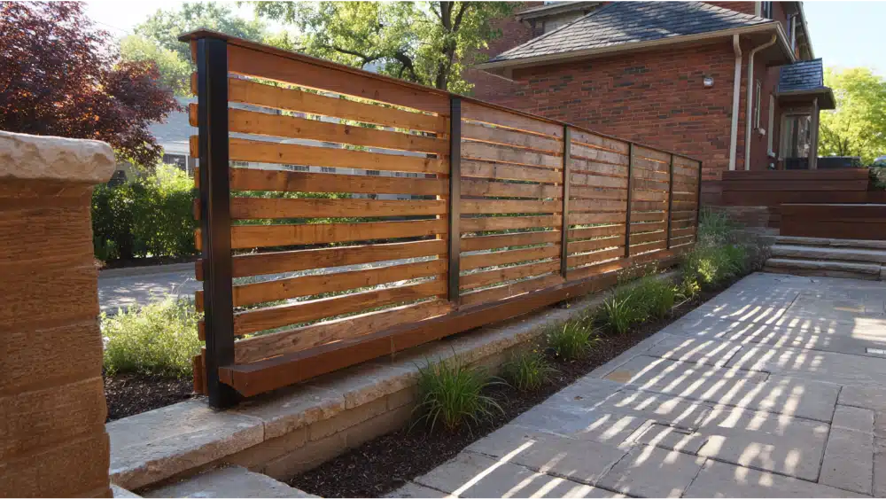 modern fence