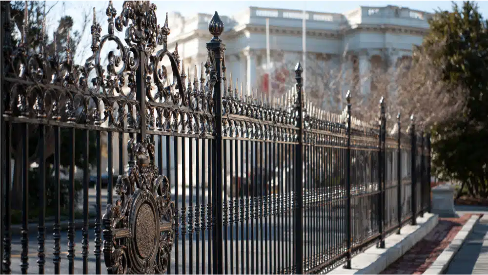 ornamental iron fence