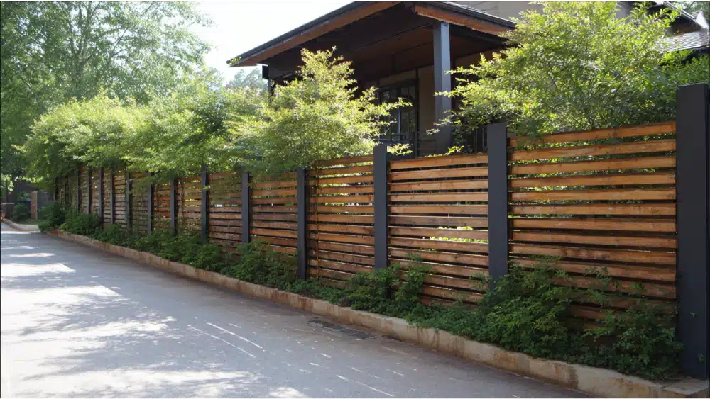 modern design fence