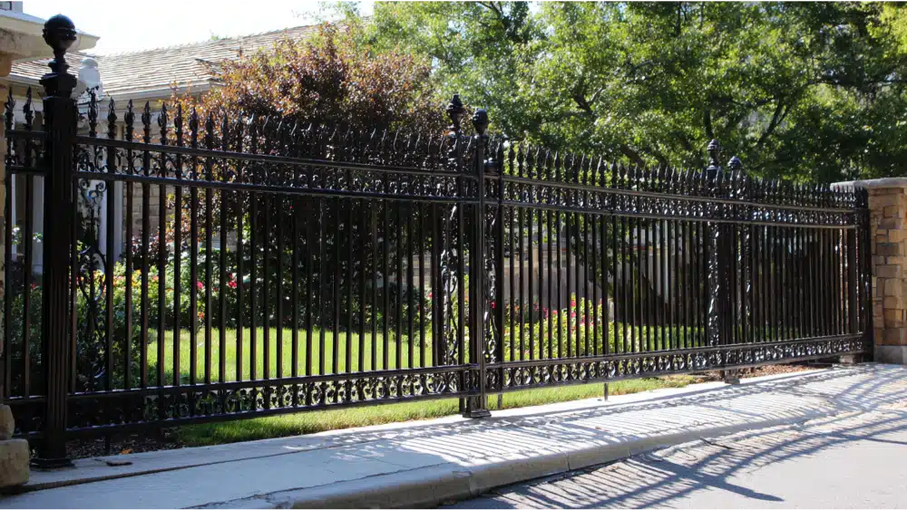 ornamental iron fence