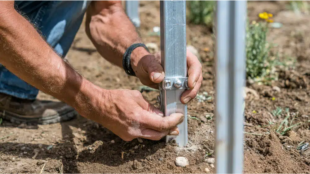 Can Homeowners Align Bolt-Up Steel Posts Themselves?