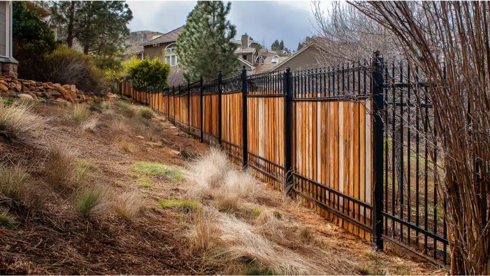 Choosing the Right Fence Material for Uneven Terrain