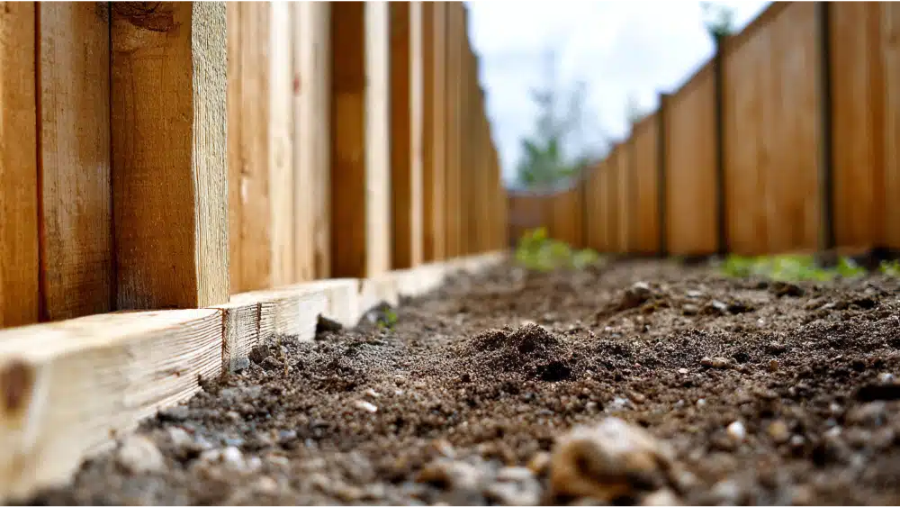 How Installers Prevent Gaps Under a Privacy Fence