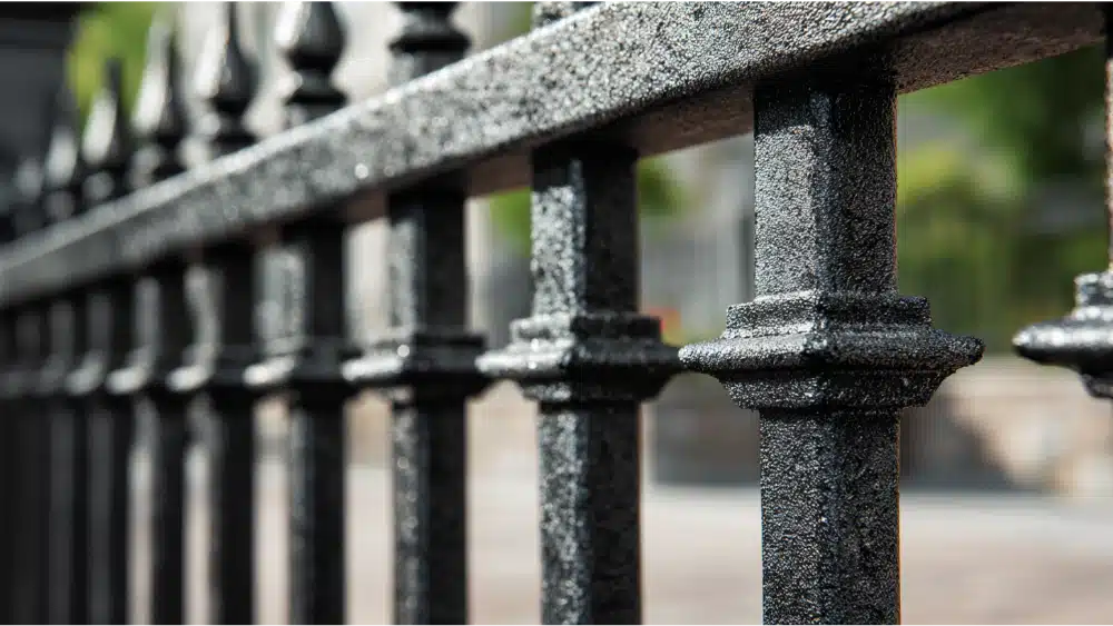 Powder-Coated Metal Gates