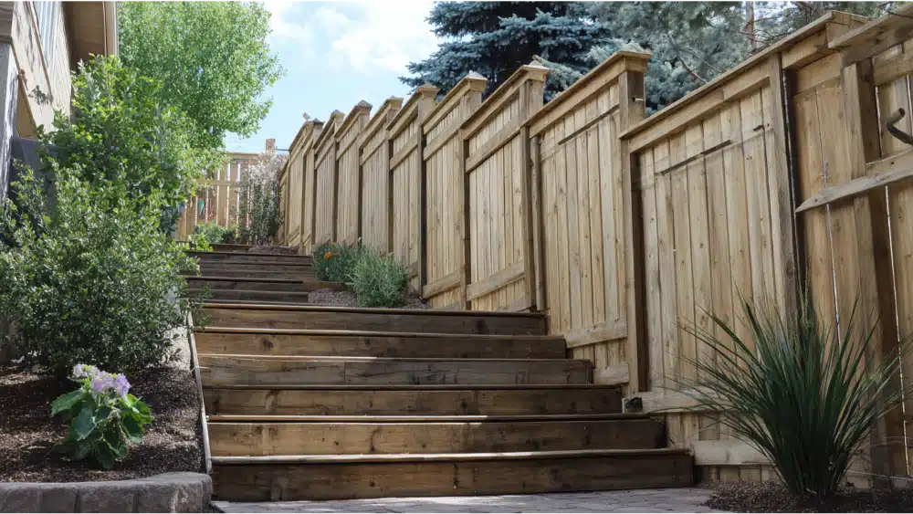 Stepped Fencing: Creating a Clean Stair-Step Look