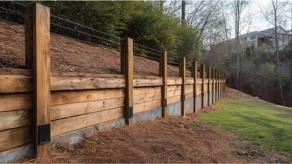 What Reinforcement Is Needed If a Fence Is Built on a Retaining Wall?