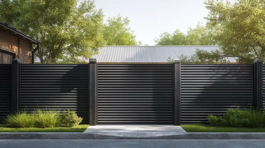 How Do Contractors Secure Corrugated Fencing to Posts?