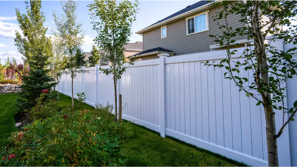 Reinforced vinyl gate post
