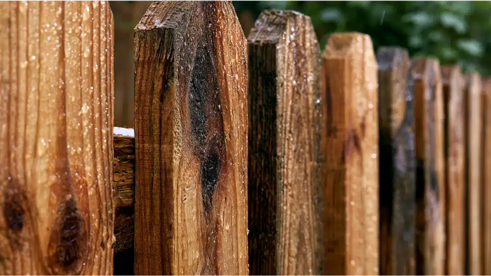 Wood fence boards too tightly installed