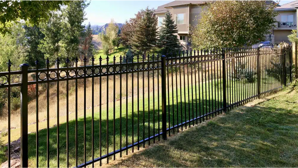 Measuring slope for fence installation