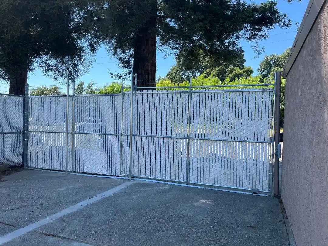 house backyard fence